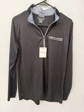 Trimmark Women's Vega Tech Half-Zip Pullover - AMEX  SME  Logo